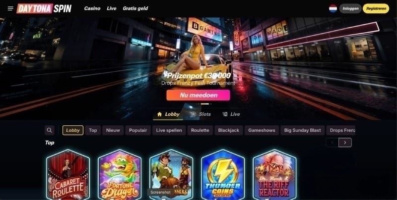 DaytonaSpin Screenshot