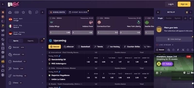 kies een online bookmaker